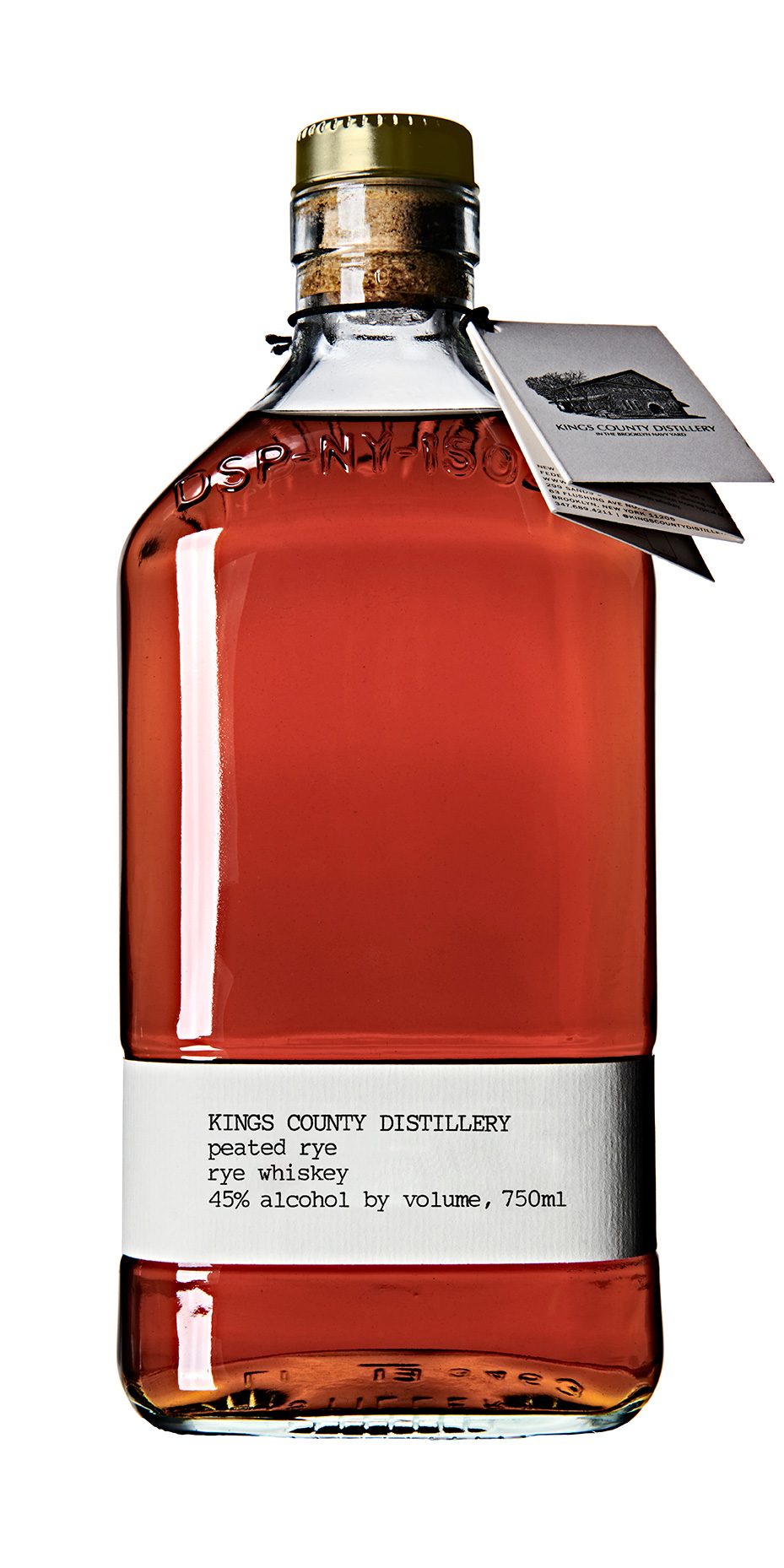 Kings County Peated Straight Rye Whiskey 