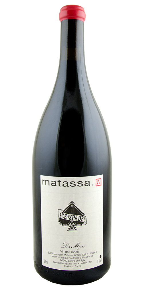 Vin de France Rouge, "Ace of Spades", Les Myrs, Matassa