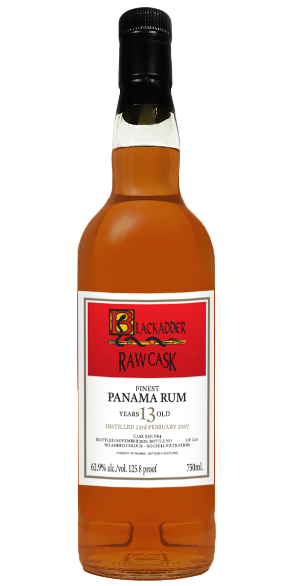 Blackadder Raw Cask 13yr Panama Rum 