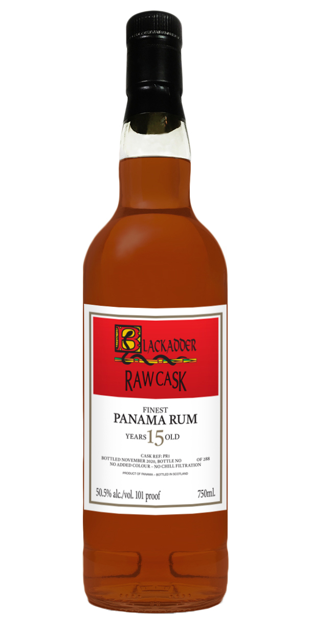 Blackadder Raw Cask 15yr Panama Rum 