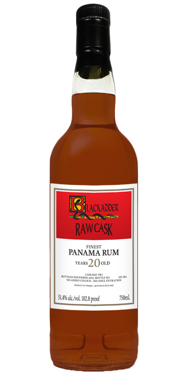 Blackadder Raw Cask 20yr Panama Rum 