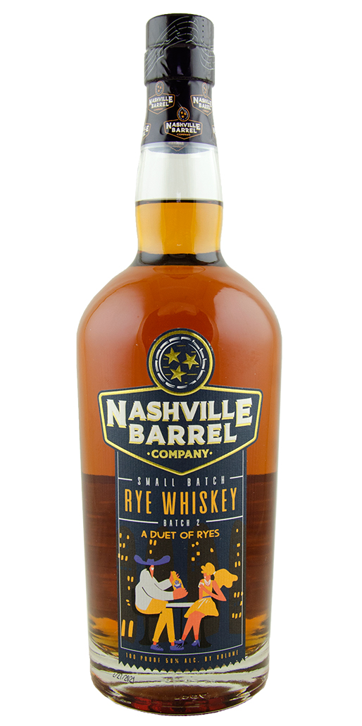 Nashville Barrel Company Small Batch Duet 2 Rye Whiskey 