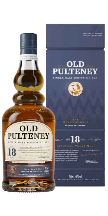Old Pulteney 18yr Single Malt Scotch Whisky 