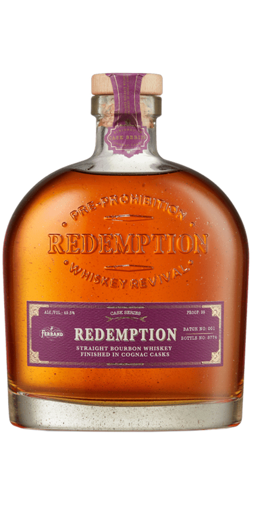 Redemption Cognac Cask Finish Straight Bourbon Whiskey