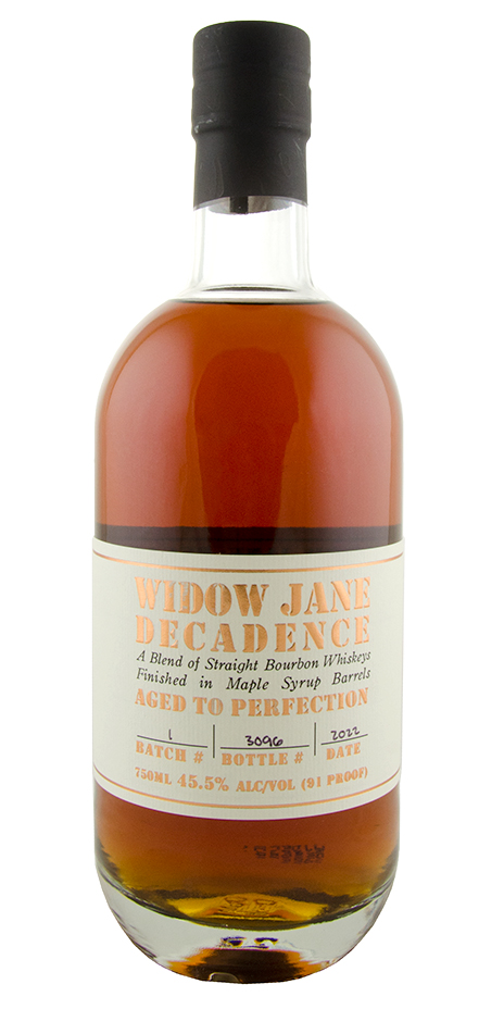 Widow Jane Decadence Straight Bourbon Whiskey 