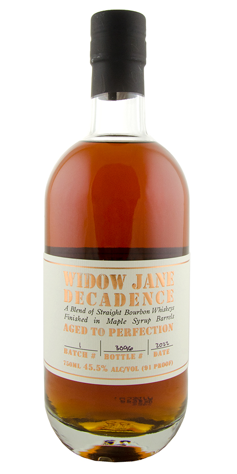 Widow Jane Decadence Straight Bourbon Whiskey