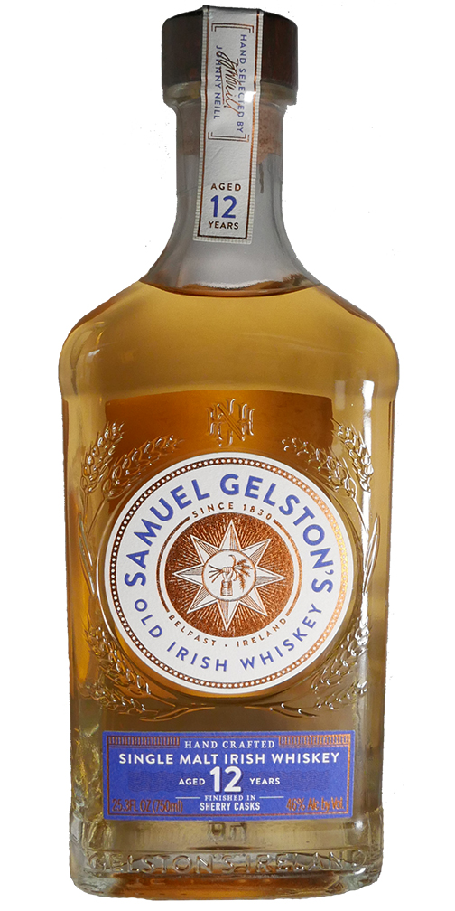 Samuel Gelston's Old Irish Whiskey12yr Single Malt Irish Whiskey  
