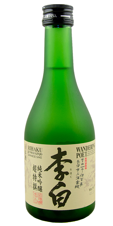 Rihaku, "Wandering Poet", Junmai Ginjo