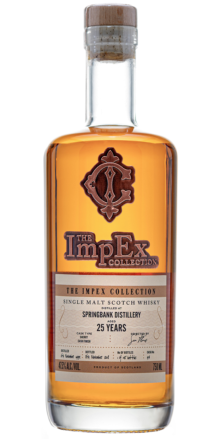 The Impex Collection 25yr Springbank Single Malt Scotch Whisky 