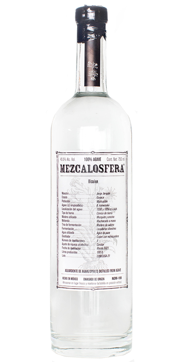Mezcalosfera Jorge Jarquin Bicuixe Mezcal