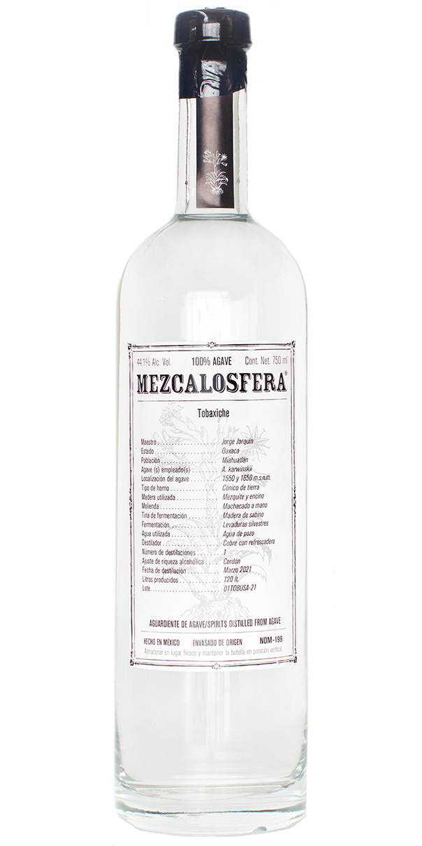 Mezcalosfera Jorge Jarquin Tobaxiche Mezcal 