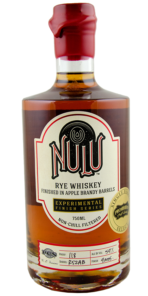 Nulu 5yr Apple Brandy Cask Single Barrel Rye Whiskey  