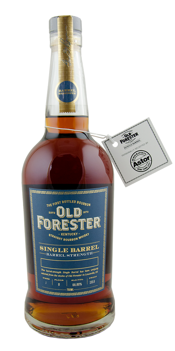Old Forester Astor Single Barrel Barrel Strength Kentucky Straight Bourbon Whiskey 