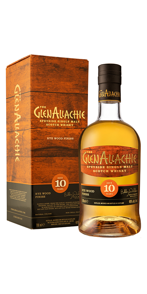 Glenallachie 10yr Rye Wood Finish Speyside Single Malt Whisky 