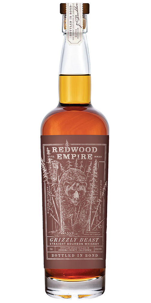 Redwood Empire Grizzly Beast Bottled in Bond Straight Bourbon Whiskey