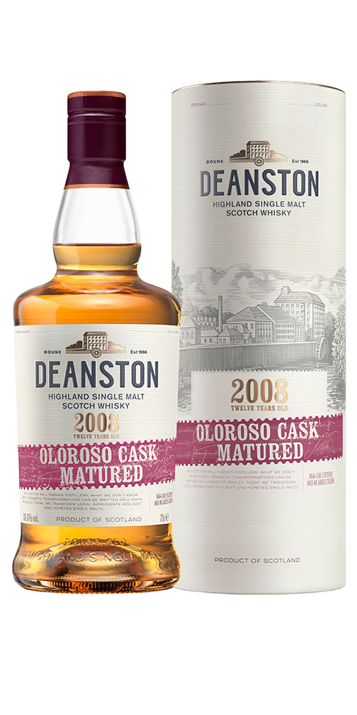 Deanston 12yr Oloroso Cask Matured Highland Single Malt Scotch Whisky