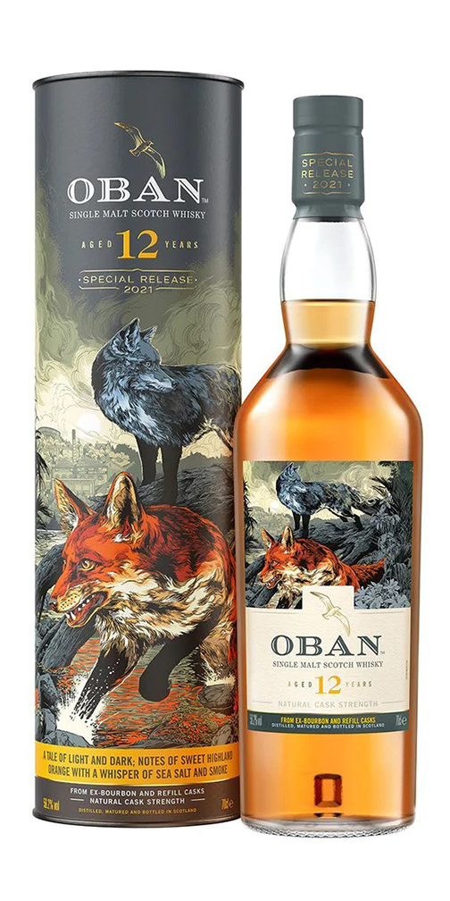 Oban 12yr Twin Foxes 2021 Highland Single Malt Scotch Whisky 