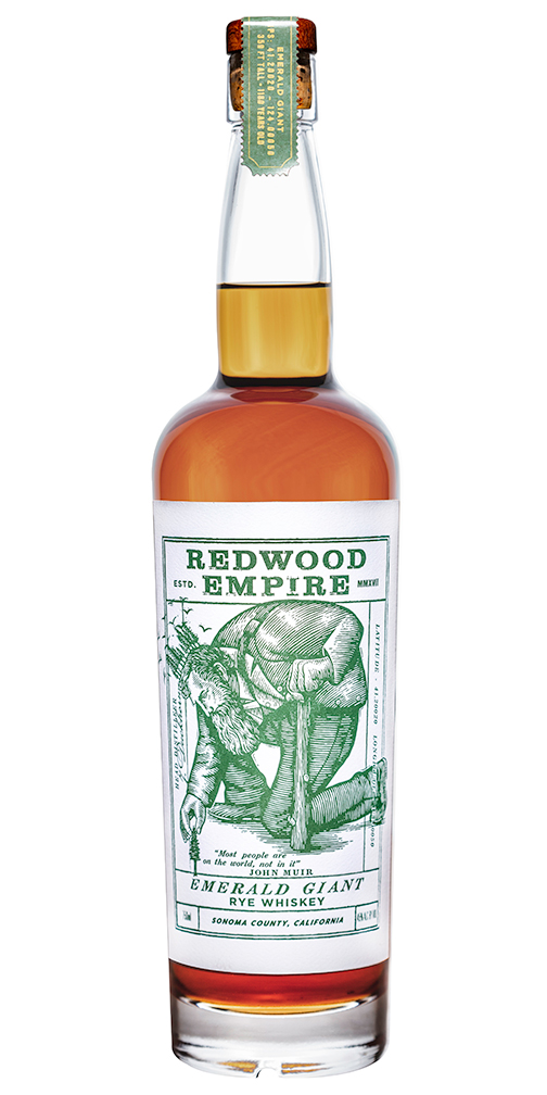 Redwood Empire Emerald Giant Rye Whiskey