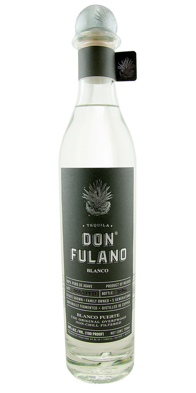 Don Fulano Blanco Fuerte Overproof Tequila 