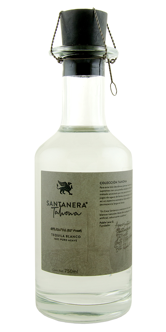 Santanera Tahona Blanco Tequila