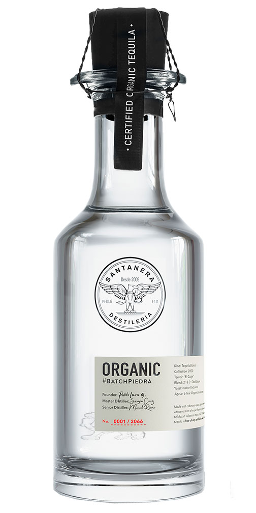 Santanera Batch Piedra Organic Blanco Tequila