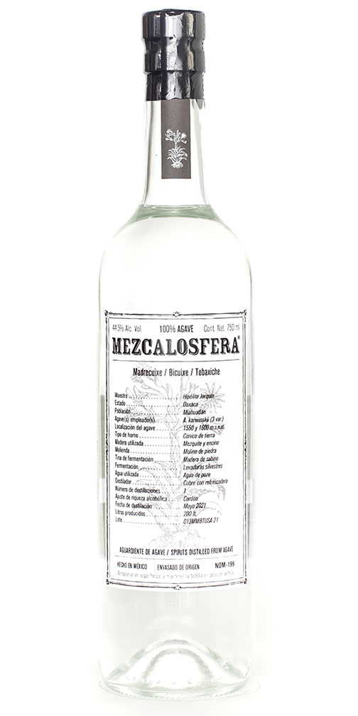 Mezcalosfera de Mezcaloteca Madrecuixe, Bicuixe & Tobaxiche, Hipólito Jarquín
