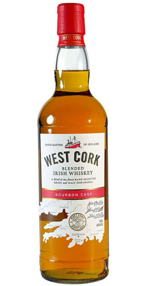 West Cork Distillers Bourbon Cask Blended Irish Whiskey  