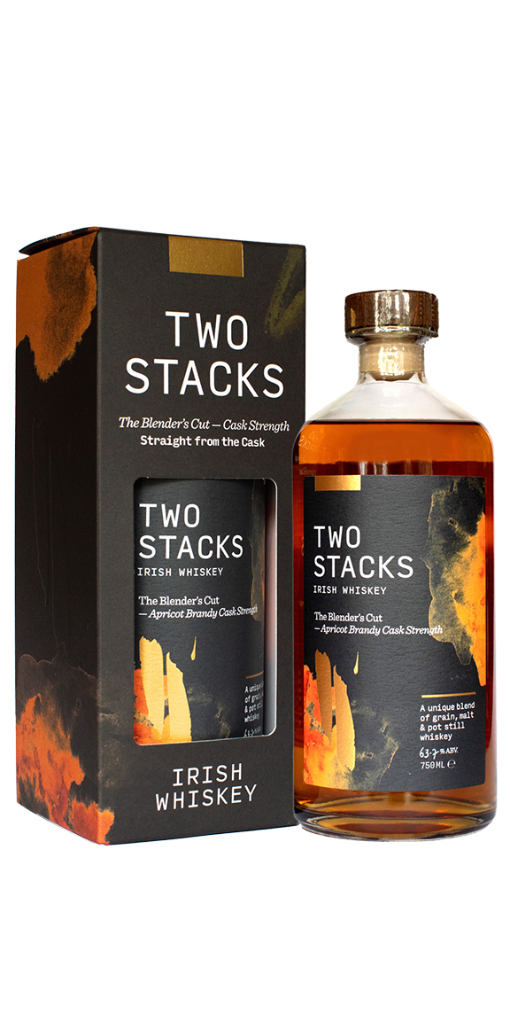 Two Stacks Apricot Brandy Casks Blender's Cut Irish Whiskey 