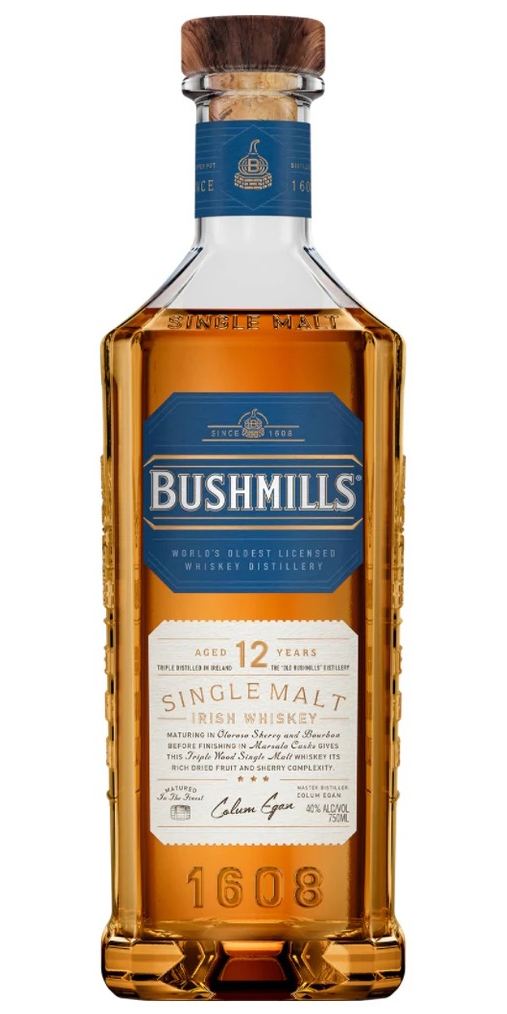 Bushmills 12 Single Malt Irish Whiskey 
