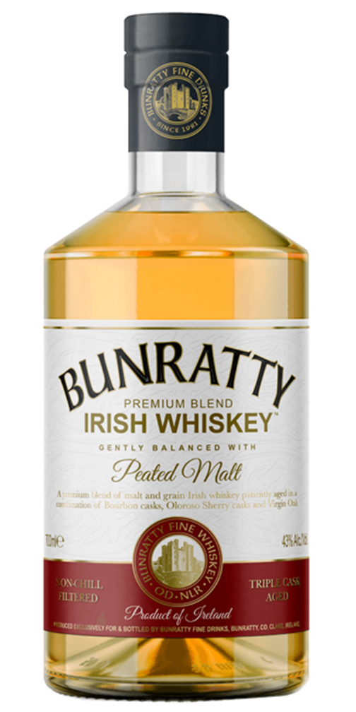 Bunratty Peated Malt Premium Blend Irish Whiskey