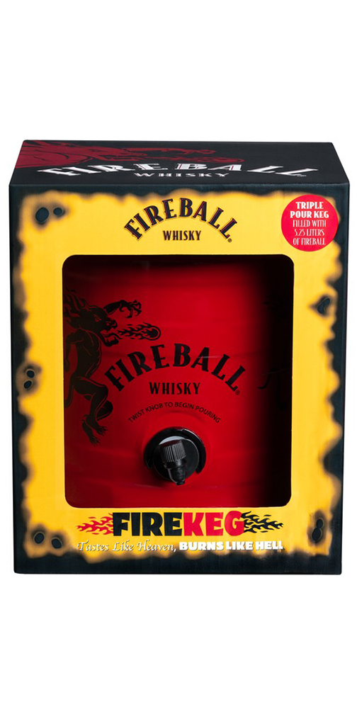 Fireball Cinnamon Whisky Fire Keg