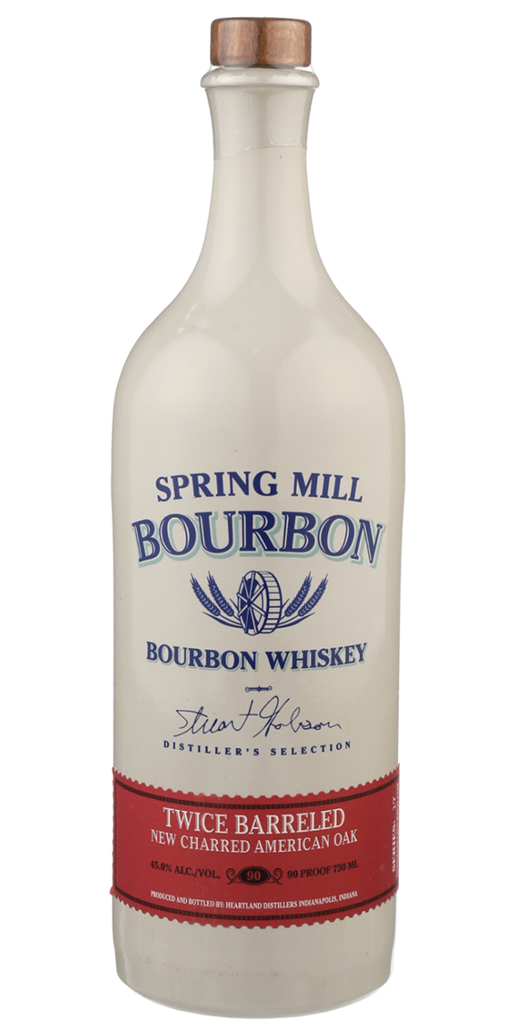 Spring Mill Twice Barreled Bourbon Whiskey