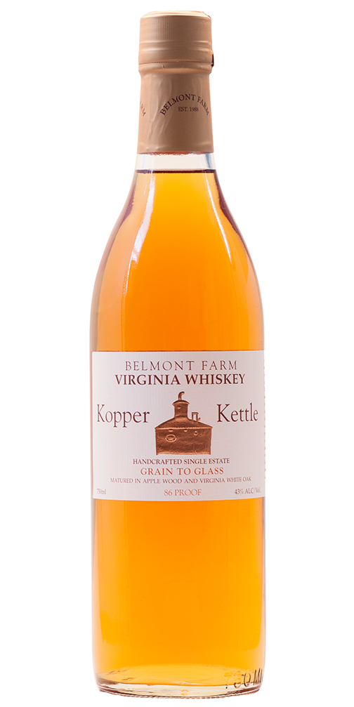 Belmont Farm Kopper Kettle Virginia Straight Bourbon Whiskey