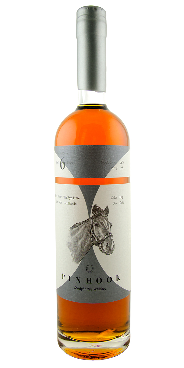 Pinhook Tiz Rye Time 6yr Unfiltered Straight Rye Whiskey 
