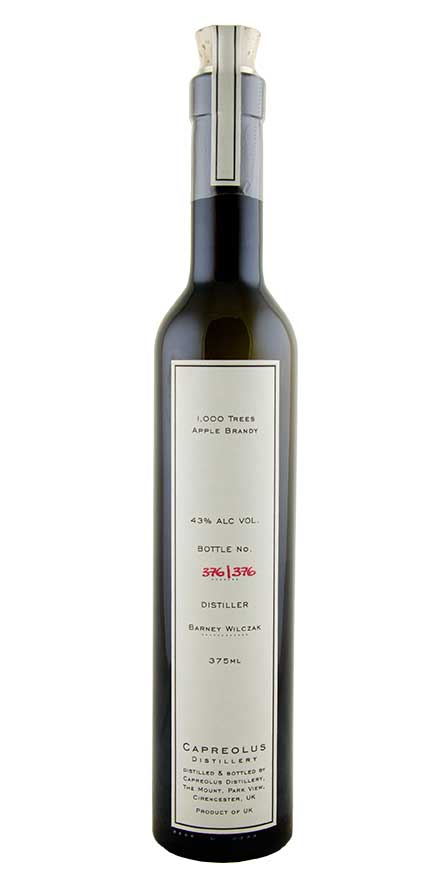 Half-Bottle of Capreolus Distillery 1,000 Trees Apple Brandy                                                       