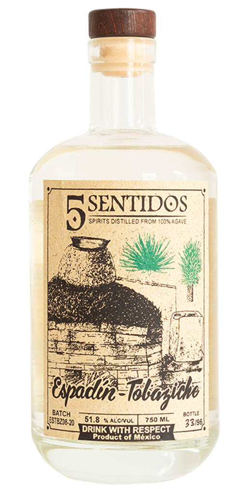 Cinco Sentidos Espadin-Tobaziche Mezcal 