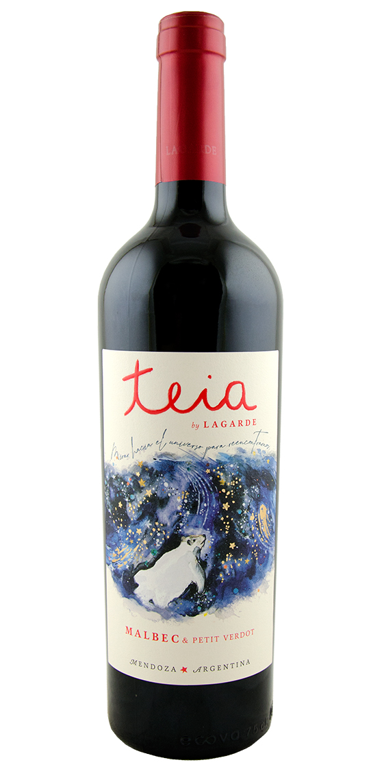 Bodegas Lagarde, "Teia", Malbec & Petit Verdot, Mendoza                                             