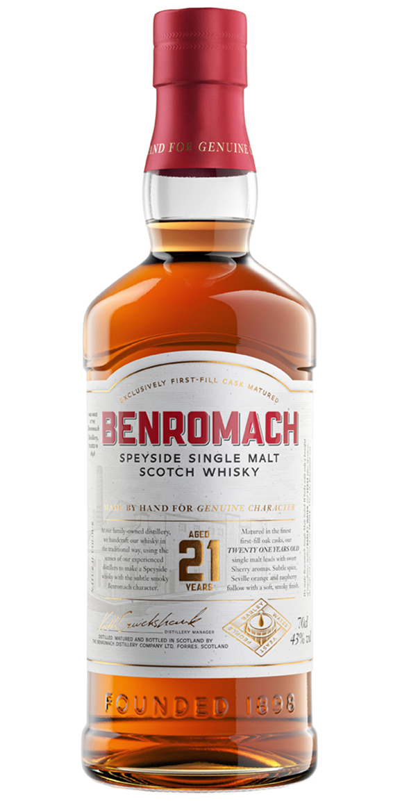 Benromach 21yr Speyside Single Malt Scotch Whisky