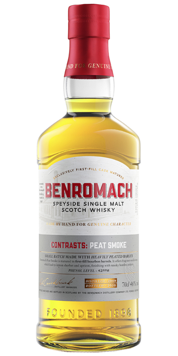 Benromach 10yr Peat Smoke Speyside Single Malt Scotch Whisky