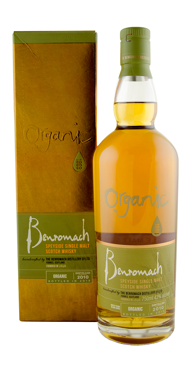Benromach 8yr Organic Speyside Single Malt Scotch Whisky 