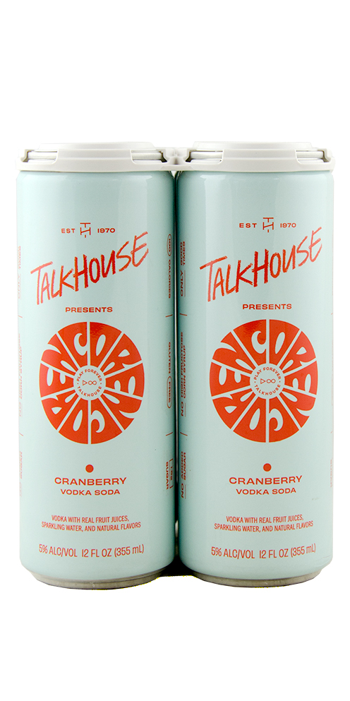 Talkhouse Encore Cranberry Vodka Soda