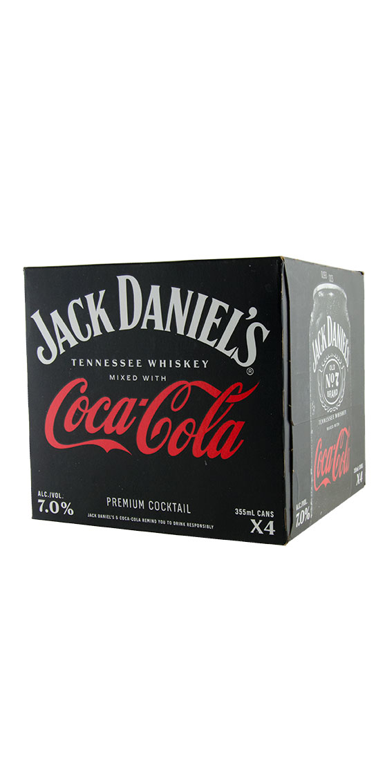 Jack Daniel's Jack and Coke Ready To Drink Cans