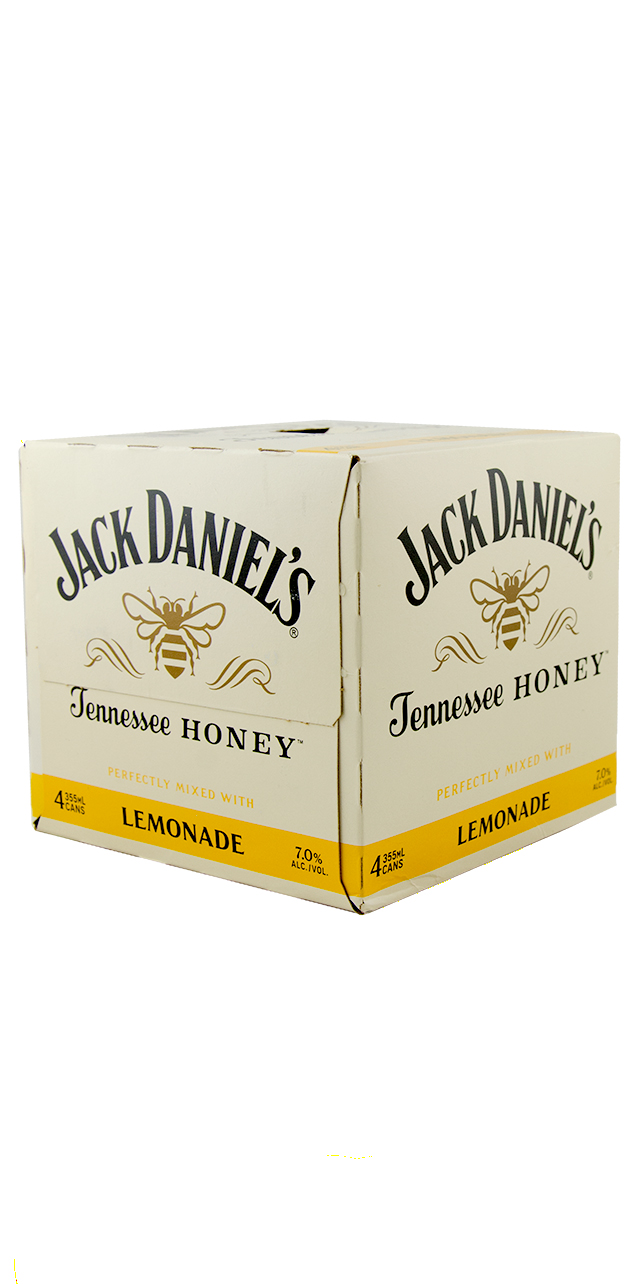 Jack Daniel's Tennessee Honey Lemonade Ready To Drink Cocktail