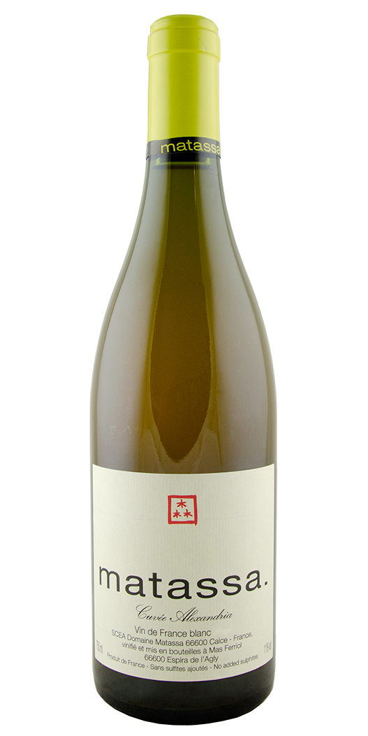 Vin de France Blanc, "Cuvée Alexandria", Matassa 