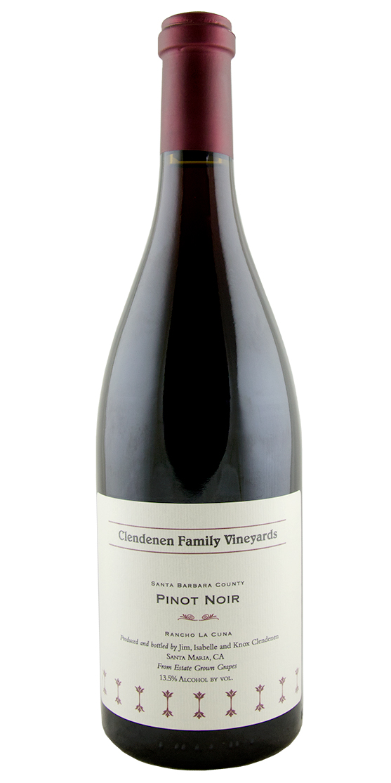 Clendenen Family Vineyards, Pinot Noir, Rancho La Cuna Vineyard