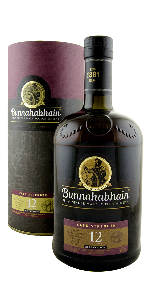 Bunnahabhain 2021 Edition12yr Cask Strength Islay Single Malt Scotch Whisky 
