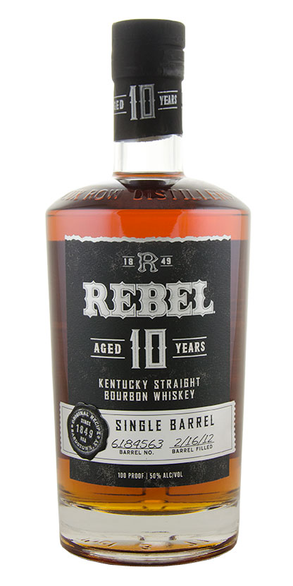 Rebel 10yr Single Barrel Kentucky Straight Bourbon Whiskey  