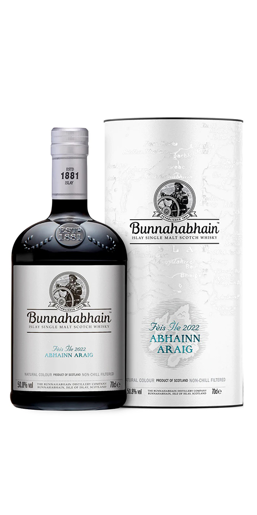 Bunnahabhain Abhainn Araig 2022 Fèis Ile Islay Single Malt Scotch Whisky