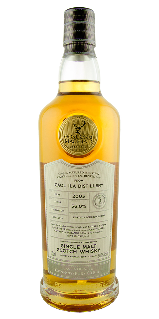 Gordon & Macphail Cask Strength Single Barrel Caol Ila 14yr Islay Single Malt Scotch Whisky 