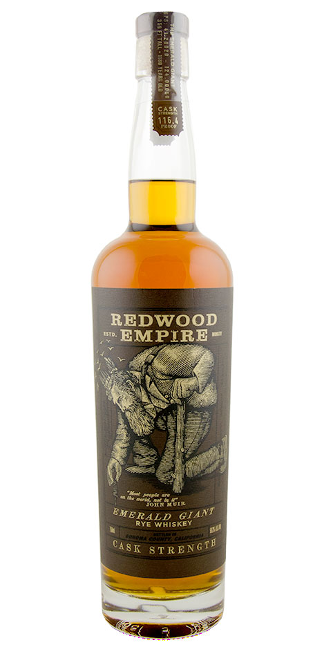 Redwood Empire Emerald Giant Cask Strength Rye Whiskey